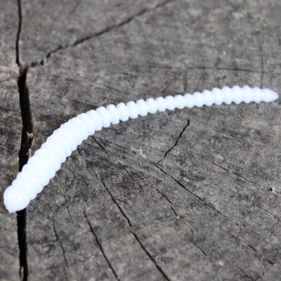 Gumová nástraha Trout Delirium Worm 70mm 0,8g (12 pcs) barva White WH příchuť sýr