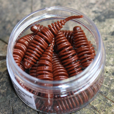 Gumová nástraha Trout Delirium Tanta 45mm 0,6g (10 pcs) barva Brown BW příchuť sýr