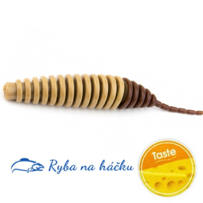 FishUp Tanta Cheese Trout Series 2.5 inch | 61mm (8 kusů) Coffee Milk/Earthworm příchuť sýr