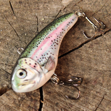 Wobler Tapadó SZ 6cm 13g Rainbow Trout potápivý