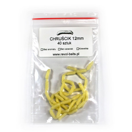 Revol Baits Chrostík EKONOMY (CADDIS LARVA) 12mm - 40 kusů sýr-česnek