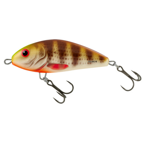 Wobler Salmo Fatso 12cm 59g Spotted Brown Perch (SBP) Floating