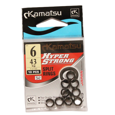 Pevnostní kroužky Kamatsu Hyper Strong vel. 5 - 29kg BLN Black Nickel