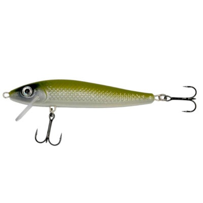 Wobler River Custom Baits Zander 8cm 5g barva Z006 Moss green