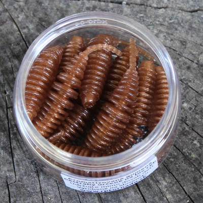 Gumová nástraha Trout Delirium Tanta 45mm 0,6g (10 pcs) barva Bronze BZ příchuť sýr