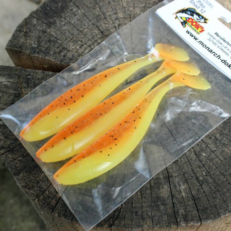 Monarch DOK PikeShad 12 Papaya (balení 3 kusy)