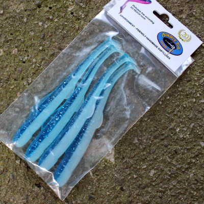 Monarch Dok Toby Shad 14 Bluefish (balení 4 kusy)