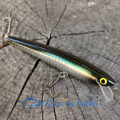 Wobler Siudak Ukleja 11cm 10g Holo Black BKK Hooks