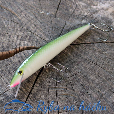 Wobler Bonito Ouklej 11cm 9g barva Pearl Olive Pink Nose plovoucí
