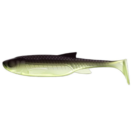 LIBRA LURES Kraken Shad 4″ 100mm 7,5g 031 Olive Whitefish (NO SCENT) – 6ks/bal