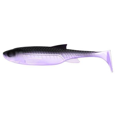 LIBRA LURES Kraken Shad 5″ 125mm 15g 120 Violet Shine (NO SCENT) – 4ks/bal