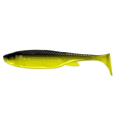 LIBRA LURES Kraken Shad 5″ 125mm 15g 006 Hot Yellow (NO SCENT) – 4ks/bal