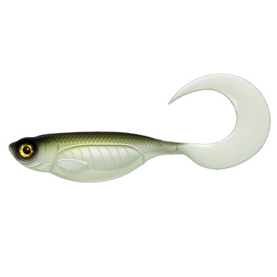 LIBRA LURES Embrion Twist Tail 8″ 180mm 38,5g (NO SCENT) 031 Olive Whitefish 1ks/bal