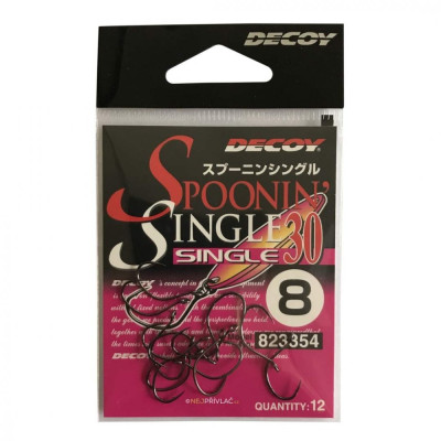 Háčky k plandavkám Decoy Single30 Spoonin Single (12ks)