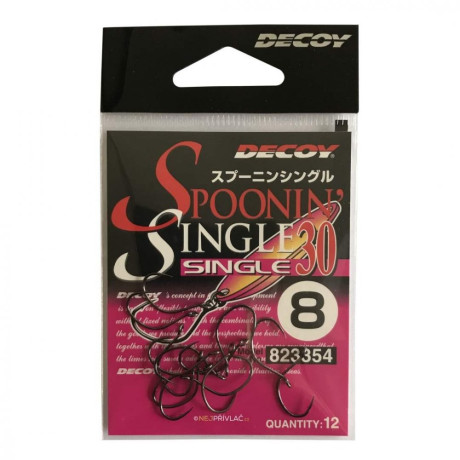 Háčky k plandavkám Decoy Single30 Spoonin Single (12ks)