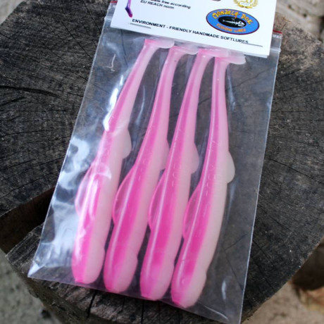 Monarch Dok Toby Shad 14 Pink Pearl (balení 4ks)