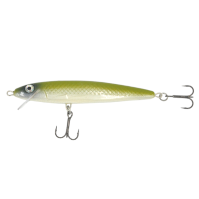 Wobler River Custom Baits Zander 10cm Slim 6g barva Z006 Moss Green