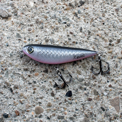 Wobler Revol Baits Top Master 5cm 4g plovoucí šedý s růžovým