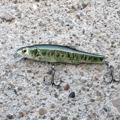 Wobler Revol Baits Strzebla 63mm 3,2g plovoucí zelená