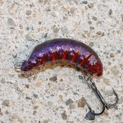 Wobler Revol Baits Robal 35mm 3g potápivý fialovo-červený