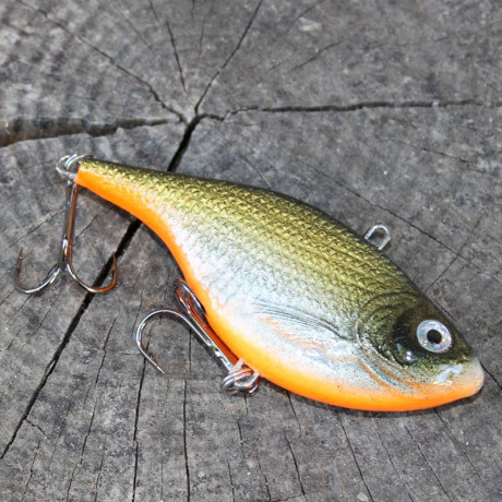 Wobler River Custom Baits Leaper 8cm 25g Dark Gold Orange