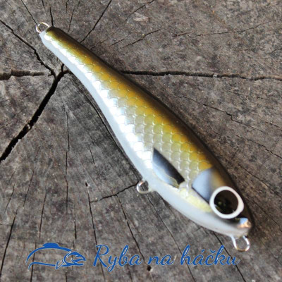 Wobler z Basonii Razor River 8cm 13g zlato-černý