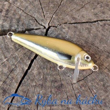 Wobler z Basonii Sterówka 5cm 6g barva zlatý lesk
