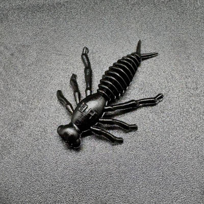 Harmony Baits Chrobák jr. 45mm 12 pcs barva 027 Black příchuť sýr