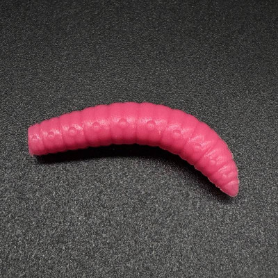 Harmony Baits Larva Grub 30mm barva 008 Electric Pink 11 pcs příchuť sýr