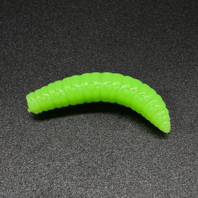 Harmony Baits Larva Grub 30mm barva 013 Chartreuse 11 pcs příchuť sýr
