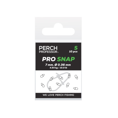 Perch Professor mikrokarabinka Pro Snap S 7mm - 10 pcs