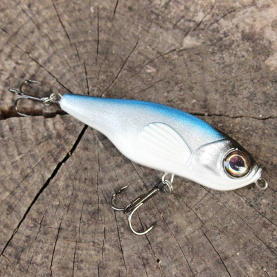 Wobler Super M Hellbol 8cm 18g potápivý modrý