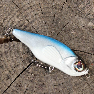 Wobler Super M Hellbol 8cm 18g potápivý modrý