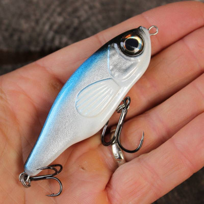 Wobler Super M Hellbol 8cm 18g potápivý modrý