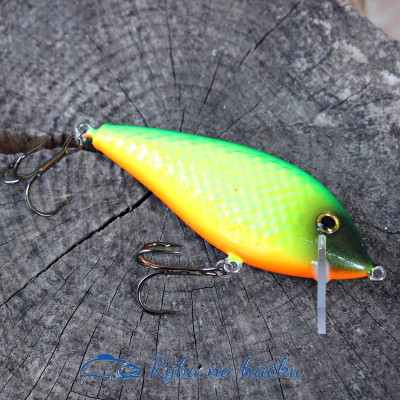 Wobler Bonito Krap 9 SR 3D se šupinami barva Papoušek BKK Hooks