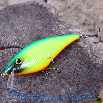 Wobler Bonito Krap 13cm 40g SR plovoucí barva Papoušek BKK Hooks