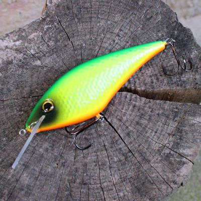 Wobler Bonito Krap 11,5cm DR plovoucí barva Papoušek BKK Hooks