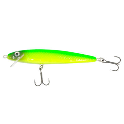 Wobler River Custom Baits Zander 10cm Slim 6g barva Z014 Fluo Green