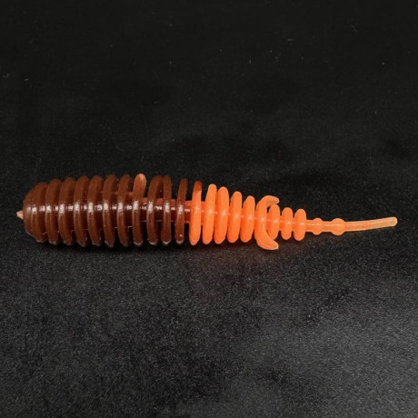 Harmony Baits T-Fat 53mm barva 024+006 Brown Chocolate + Orange 7 pcs příchuť sýr