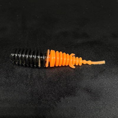 Harmony Baits T-Fat 53mm barva 027+006 Black + Orange 7 pcs příchuť sýr