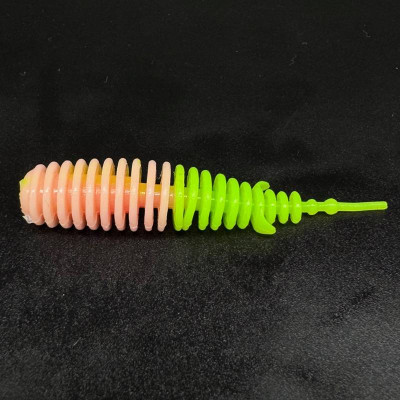 Harmony Baits T-Fat 53mm barva SA+012 Salmon + Chartreuse Limited 7 pcs příchuť sýr