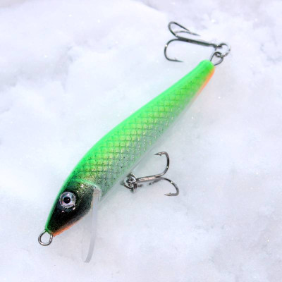Wobler River Custom Baits Zander 10cm 12g barva Z015 Green