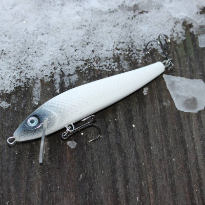 Wobler River Custom Baits Zander 10cm 12g barva Z009 White