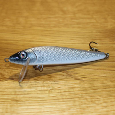 Wobler River Custom Baits Zander 10cm 12g barva Z008 Silver