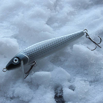 Wobler River Custom Baits Zander 8cm 5g barva Z008 Silver