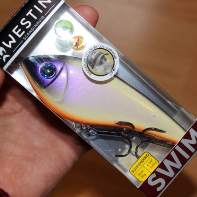 Signature Westin SWIM 12cm 53g suspending Swim Advent Calendar 2025 No. 15 Ivory signovaná Luc Coppens