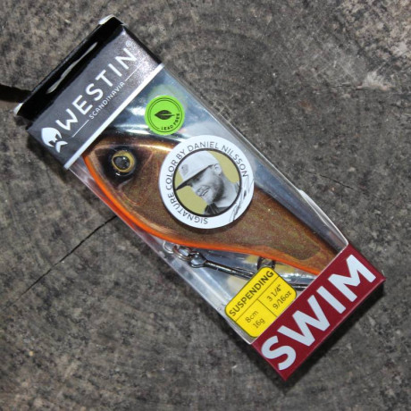 Signature Westin SWIM Glidebait 8cm 16g Suspending Swim Advent Calendar 2025 No. 16 Frankincense Pike