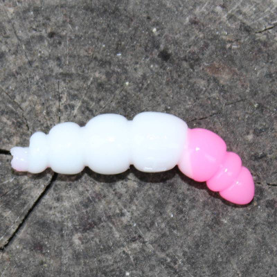 Harmony Baits Larva Apod 37mm barva 007+001 Baby Pink + White příchuť sýr 9pcs