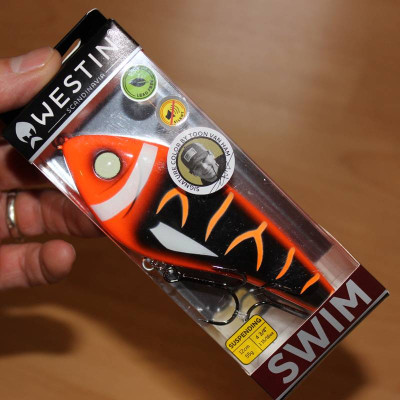 Signature Westin SWIM 12cm 53g Silent suspending Swim Advent Calendar 2025 No. 17 Orange Hunter