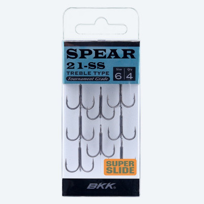 Trojháčky BKK Spear 21-SS vel. 1/0 5pcs